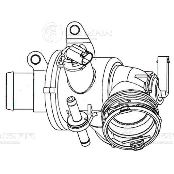 Термостат для автомобилей Mercedes-Benz Sprinter (06-) 2.1D [OM651] (с корпусом)