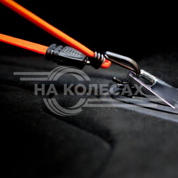 Резинки-стяжки (эластичные) набор 2 шт. 100 см, 20 мм (пластиковые крючки)