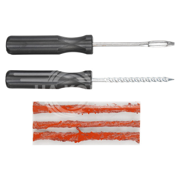 Ремкомплект для б/к шин прямые ручки (шило: для жгута+спиральное, жгуты 3 шт.)