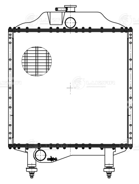 Радиатор охлаждения алюм. для трактора МТЗ-1523 (5-ти ряд.)
