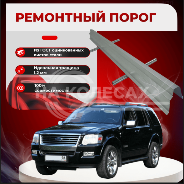 Ремонтные пороги Ford Explorer 3