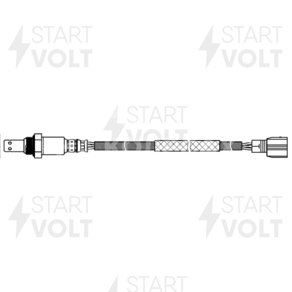 Датчик кислорода для автомобилей Toyota Land Cruiser 200 (07-)/Lexus LX (15-) 4.5d левый