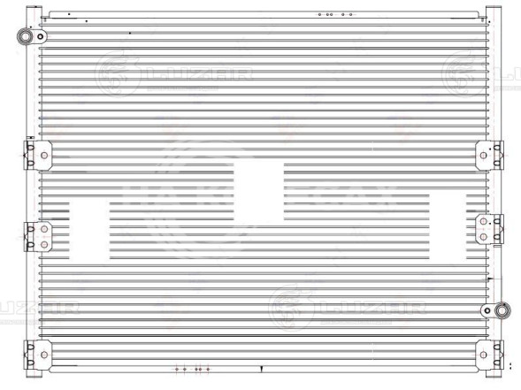 Радиатор кондиционера для автомобилей Toyota 4RUNNER (95-)/LC Prado 90 (96-)