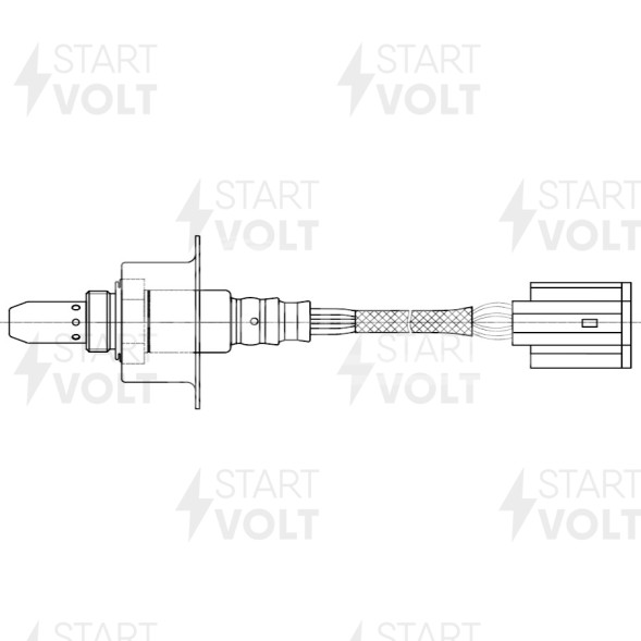 Датчик кислорода для автомобилей Mazda 3 BL (08-) 1.6i до катализатора