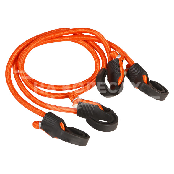 Резинки-стяжки набор 2 шт. 80 см, D-8 мм (пластиковые крючки)