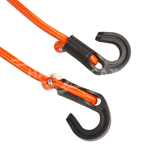 Резинки-стяжки набор 2 шт. 80 см, D-8 мм (пластиковые крючки)