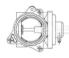 Клапан EGR (рециркуляции отработавших газов) для автомобилей VW Golf V (03-) 1.9D/2.0D