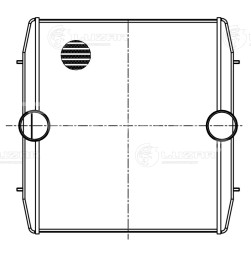 ОНВ (радиатор интеркулера) для автобусов НЕФАЗ-5299
