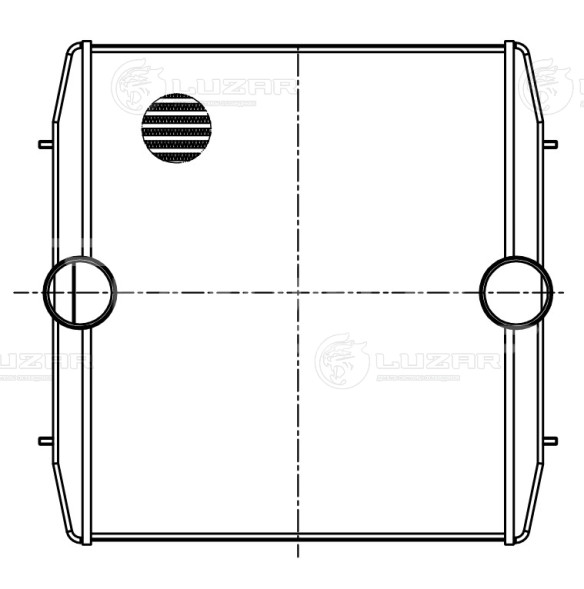 ОНВ (радиатор интеркулера) для автобусов НЕФАЗ-5299