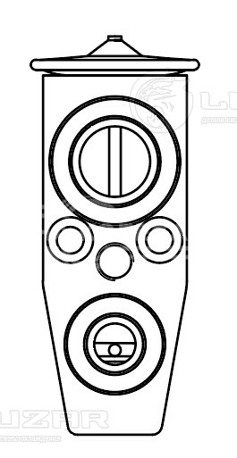 Клапан расширительный кондиционера (ТРВ) для автомобилей Aveo T300 (11-)/Mokka (13-)
