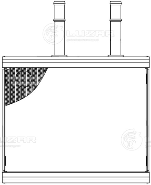 Радиатор отопителя для автомобилей AD (99-)/Wingroad II (99-)