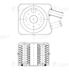 Радиатор масляный для автомобилей Passat B5 (97-) 1.8/2.0i/1.9TDI