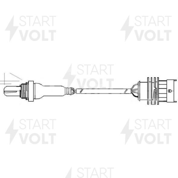 Датчик кислородный для автомобилей Opel Astra H (04-)/Meriva (03-) 1.6i до катализатора