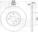 Диск тормозной для автомобилей Toyota Yaris (05-) c ABS передний d=275