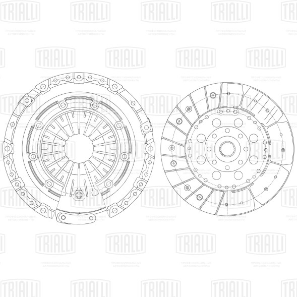 Комплект сцепления без муфты для автомобилей Haval H6 (14-)/ GW Hover H6 (12-) 1.5i