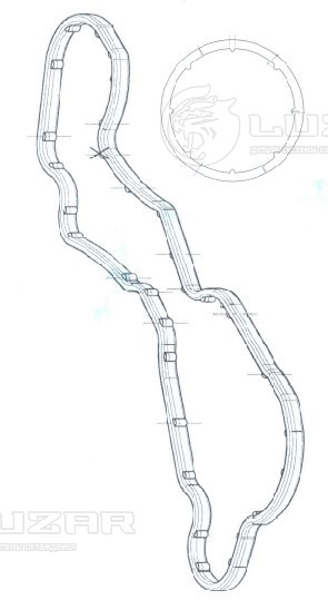 Кмпл прокладок теплообменника для автомобилей Audi Q7 (05-)/VW Touareg (02-) 3.0TDi