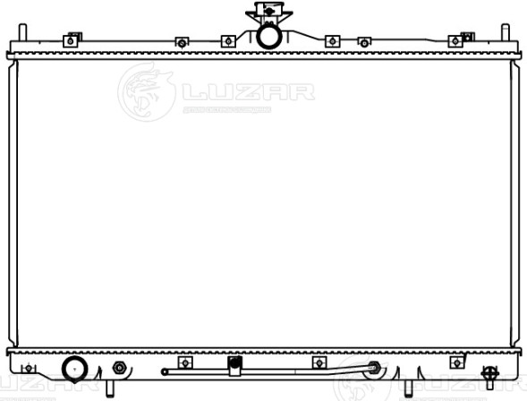 Радиатор охлаждения для автомобилей Mitsubishi Grandis (03-) 2.4i AT