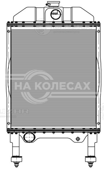 Радиатор охлаждения алюм. для трактора МТЗ-1221 (5-ти ряд.)