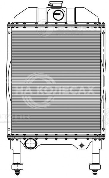 Радиатор охлаждения алюм. для трактора МТЗ-1221 (5-ти ряд.)