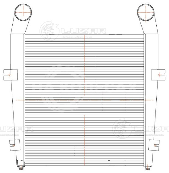 ОНВ (радиатор интеркулера) для автомобилей МАЗ 5440B9 с дв. ЯМЗ-651 E-4