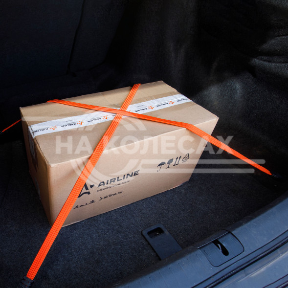 Резинки-стяжки (эластичные) набор 2 шт. 120 см, 20 мм (пластиковые крючки)