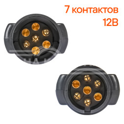 Тестер электрики фаркопа и прицепа 7 контактов 12В