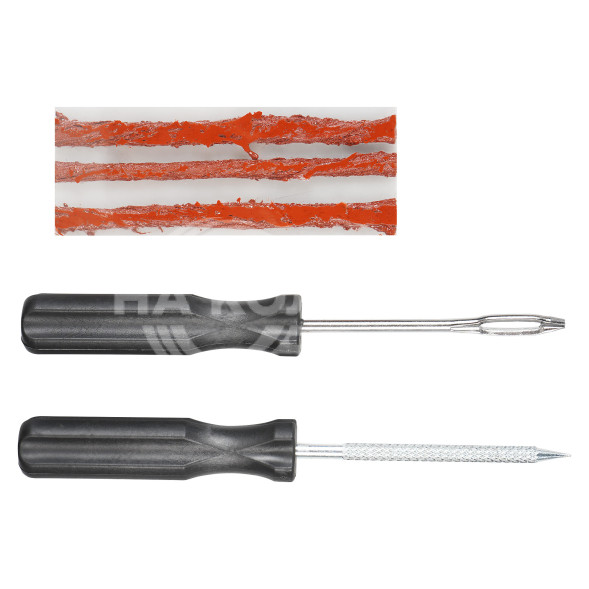 Ремкомплект для б/к шин прямые ручки (шило для жгута, шило-напильник, жгуты 3 шт.)