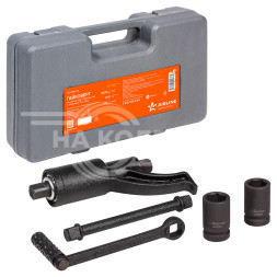 Гайковерт механич. 1&quot; 3600Нм 1:64 310мм с головками 32 и 33мм пласт. кейс