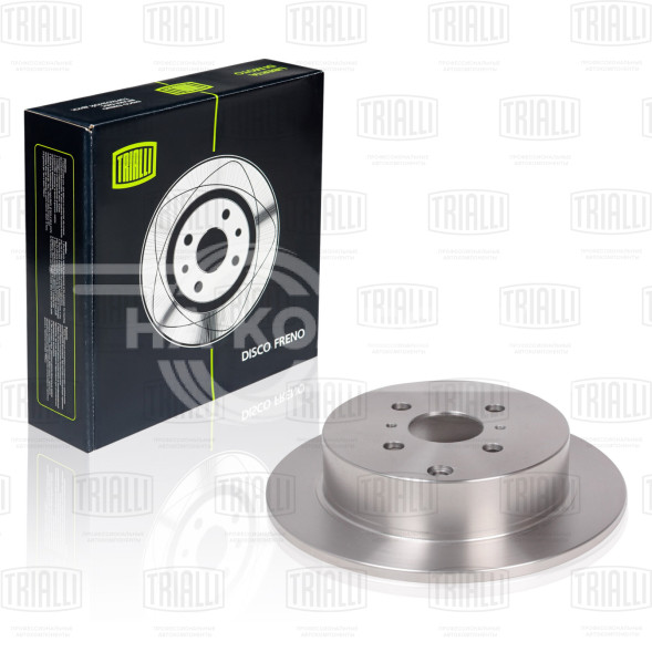 Диск тормозной задний для автомобилей Toyota Corolla (01-)/Lifan Solano (10-)/BYD F3 (05-) d=268
