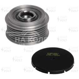 Шкив с обгонной муфтой генератора для автомобилей Hyundai Sonata V (05-)/Sonata VI (09-) 2.0i/2.4i