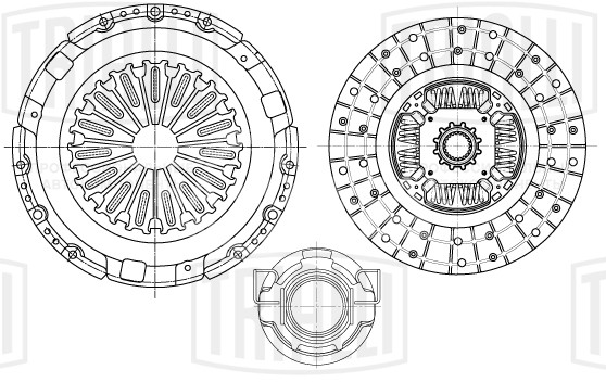 Комплект сцепления без муфты для автомобилей Toyota Hilux VII (07-)