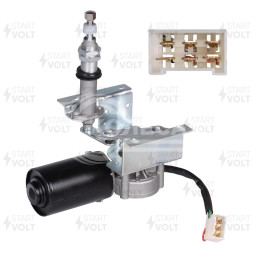 Моторедуктор стеклоочистителя для автомобилей ПАЗ 3205 12V (левый)