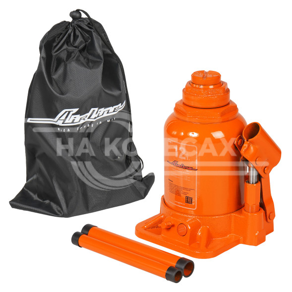 Домкрат телескопич. 12т 230-500мм, сумка