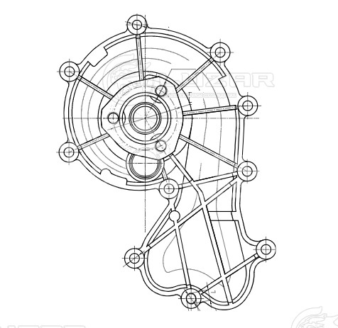 Насос водяной для автомобилей VW Touareg (10-)/Audi Q7 (06-) 3.0TDI [EA897]