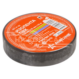 Изолента ПВХ, черная, 15 мм*10 м