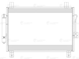 Радиатор кондиционера для автомобилей Pathfinder (12-)/Infiniti QX60 (13-)