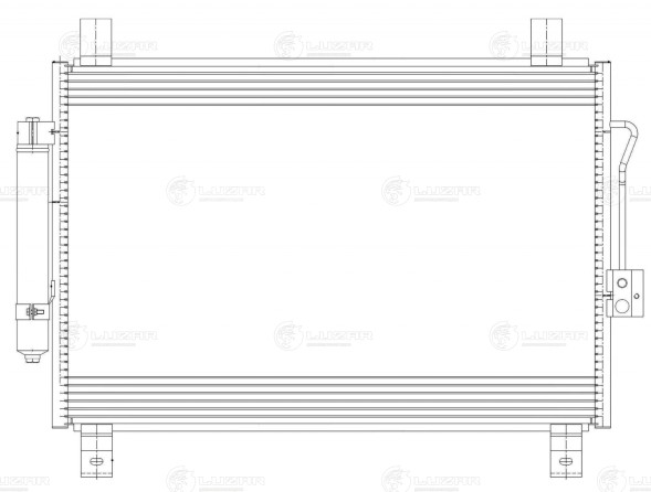Радиатор кондиционера для автомобилей Pathfinder (12-)/Infiniti QX60 (13-)