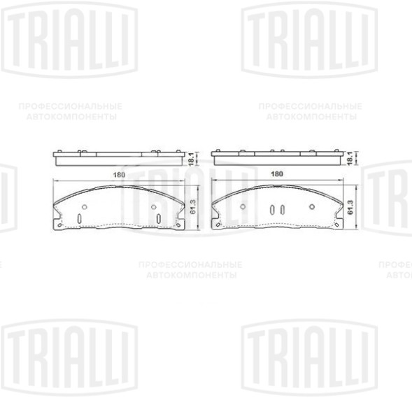 Колодки тормозные для автомобилей Ford Explorer (10-) дисковые передние