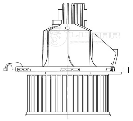 Электровентилятор отопителя для автомобилей Opel Zafira B (05-)