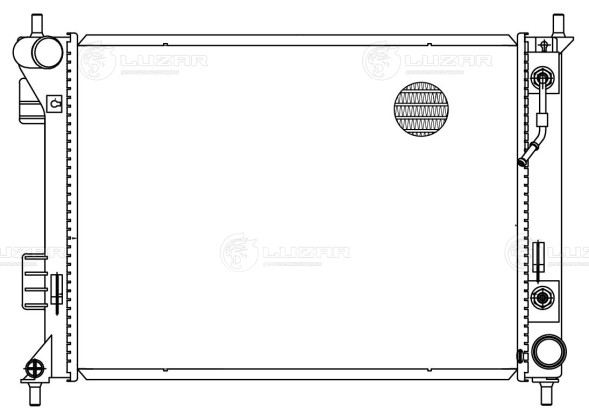 Радиатор охлаждения для автомобилей Venga (10-)/i20 (08-) M/A