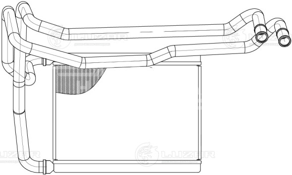 Радиатор отопителя для автомобилей Tiggo (T11) (05-)/FL (13-)