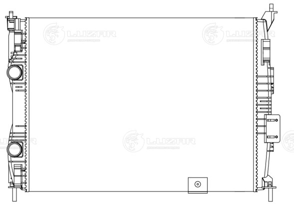 Радиатор охлаждения для автомобилей Qashqai (06-) 1.6i MТ