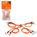 Резинки-стяжки набор &quot;Паук&quot; 4шт.-120 см, D-8 мм (металлические крючки)