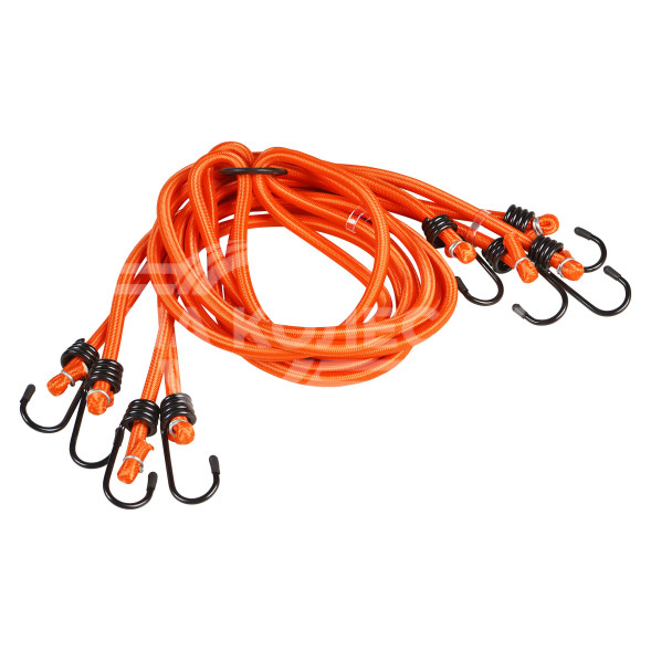 Резинки-стяжки набор &quot;Паук&quot; 4шт.-120 см, D-8 мм (металлические крючки)