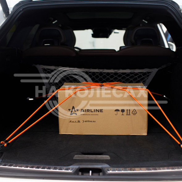 Резинки-стяжки набор &quot;Паук&quot; 4шт.-120 см, D-8 мм (металлические крючки)