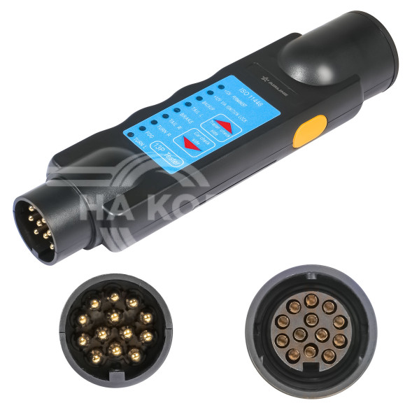 Тестер электрики фаркопа и прицепа 13 контактов 12В