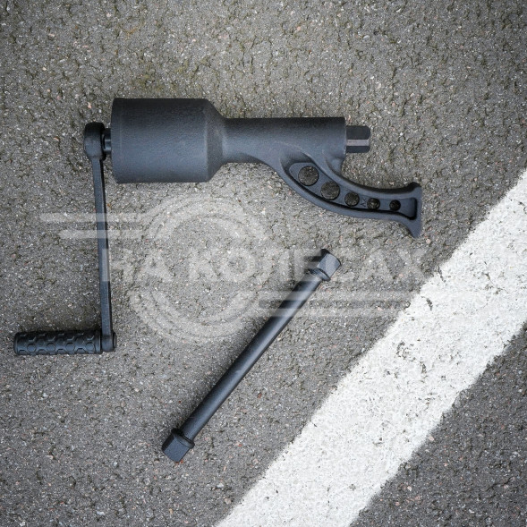 Гайковерт механич. 1&quot; 4800Нм 1:56 370мм пласт. кейс