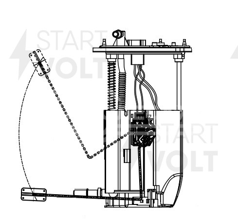 Модуль топливного насоса для автомобилей Mazda CX-7 (06-) 2.3T