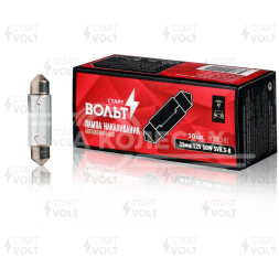 Лампа накаливания 12V 10W SV8.5-8 31мм