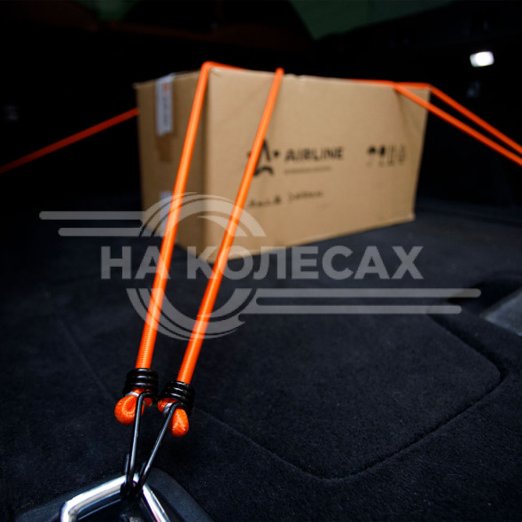 Резинки-стяжки набор &quot;Паук&quot; 4шт.-80 см, D-8 мм (металлические крючки)